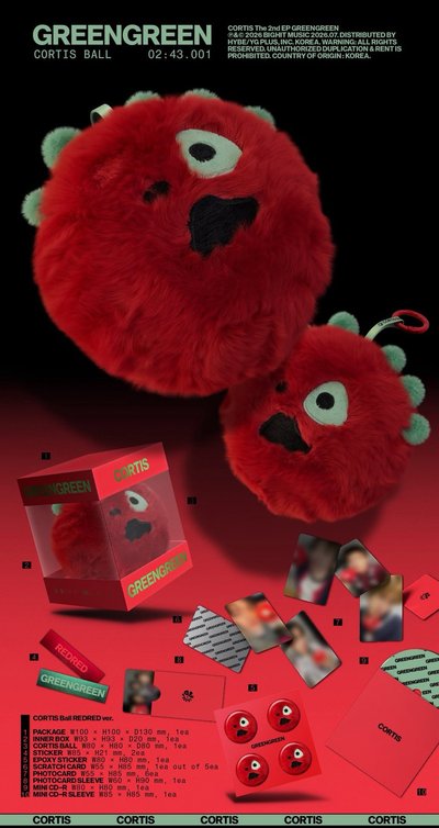 CORTIS 迷二球專 紅紅