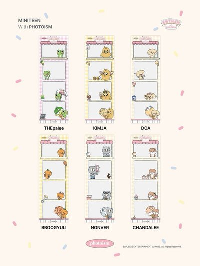 SEVENTEEN MINITEEN 夏日冰淇淋 4格照