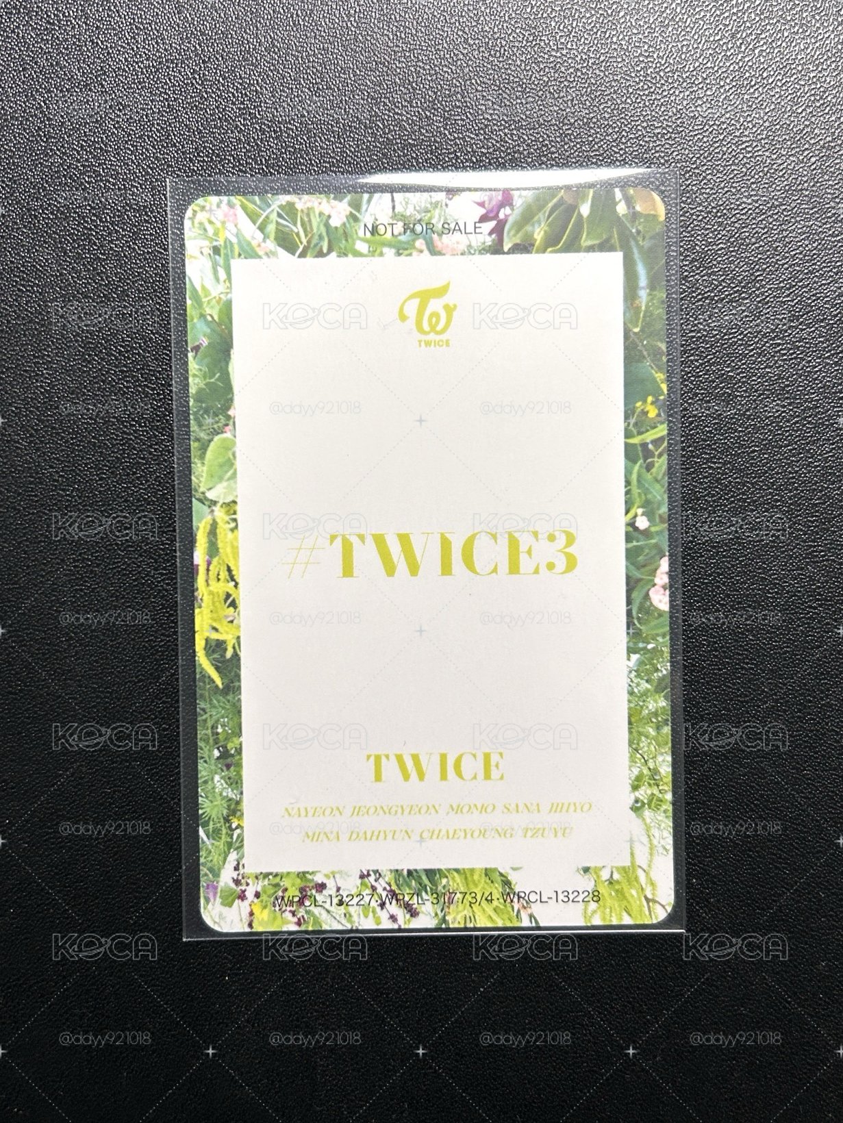 SANA捧花 #TWICE3擊掌卡