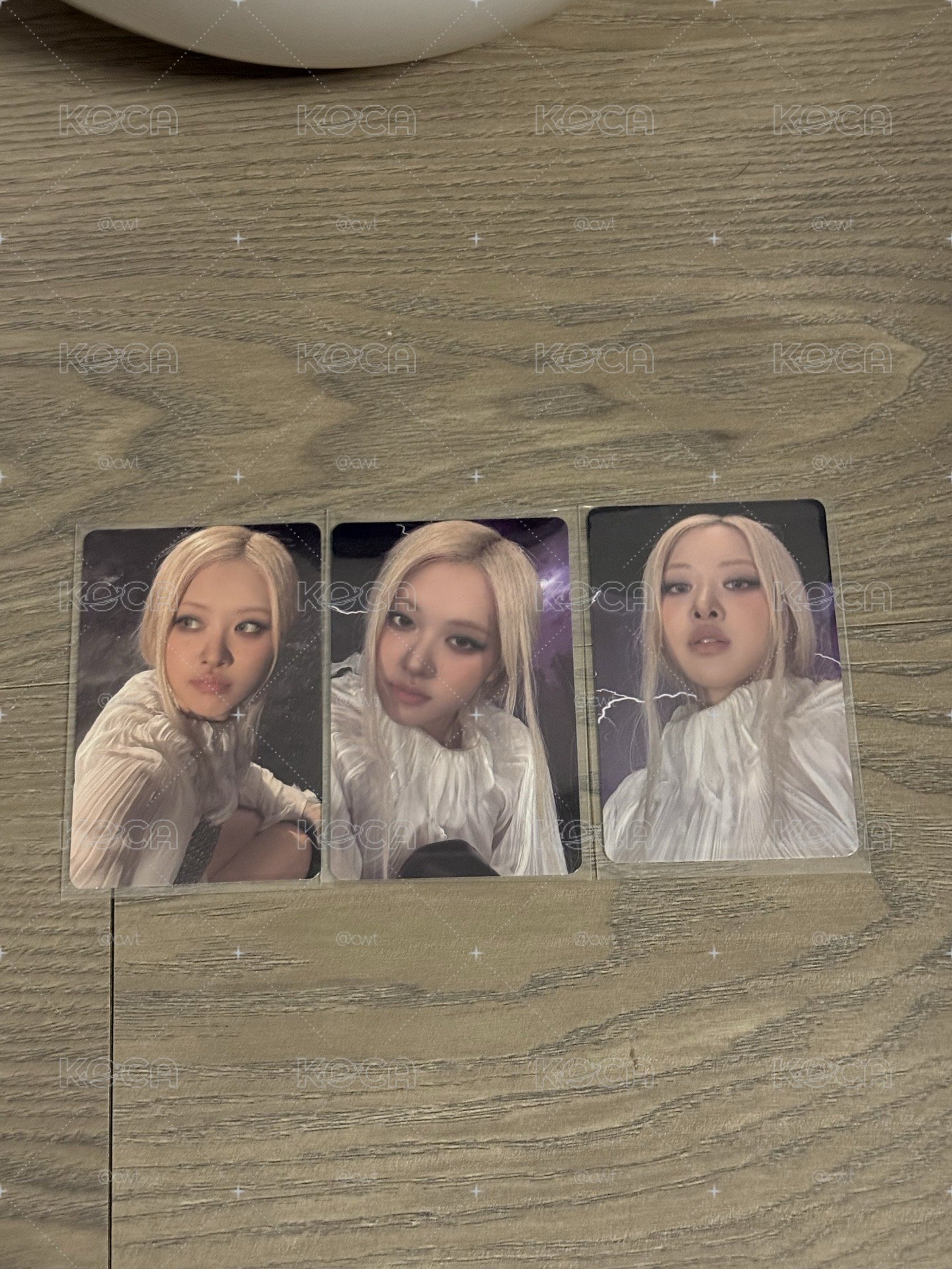 blackpink deadline rosé單封小卡