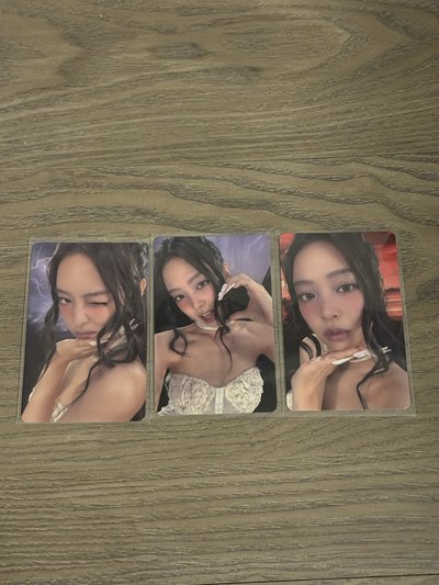 blackpink deadline jennie單封小卡