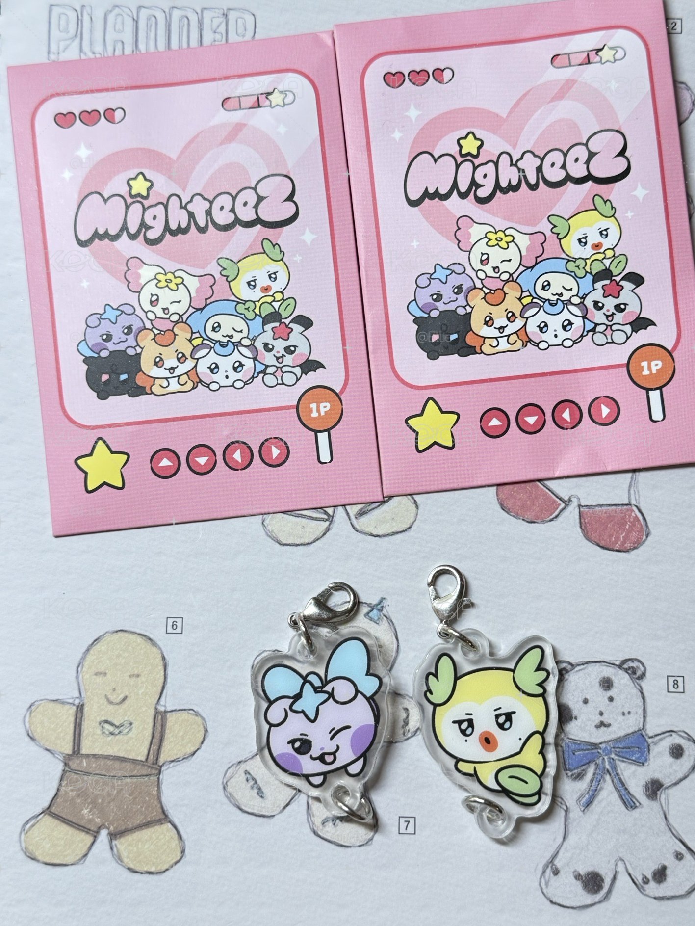 MIGHTEEZ 吊飾 RANDOM ACRYLIC CHARM-傘琦