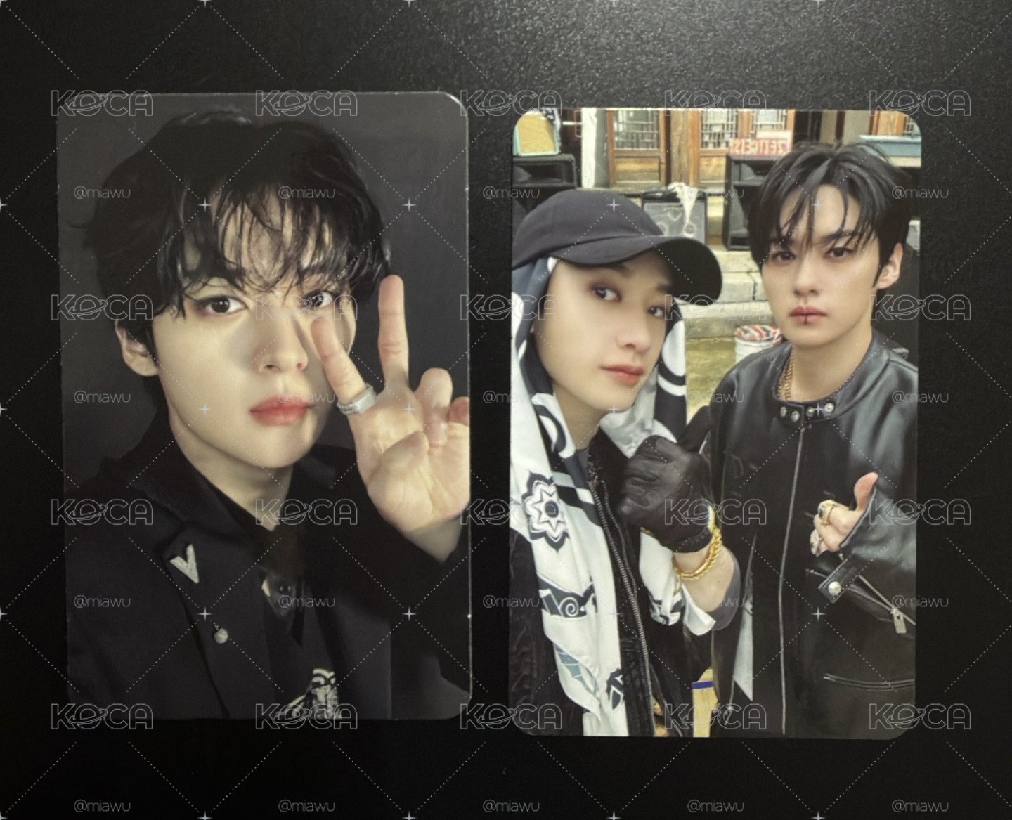 stray kids HOP LEE KNOW 專卡 雙人卡 方燦 一組兩張