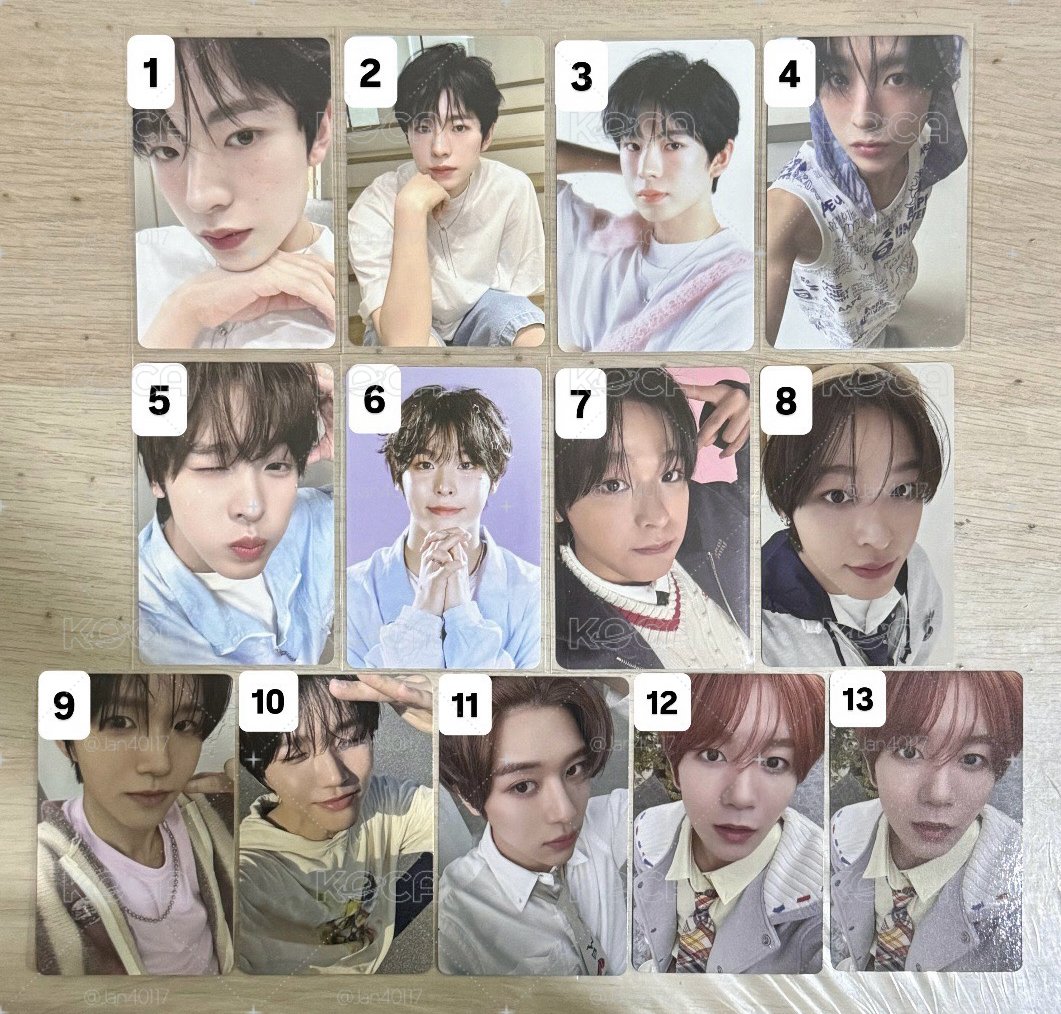 NCT WISH 各種小卡們
