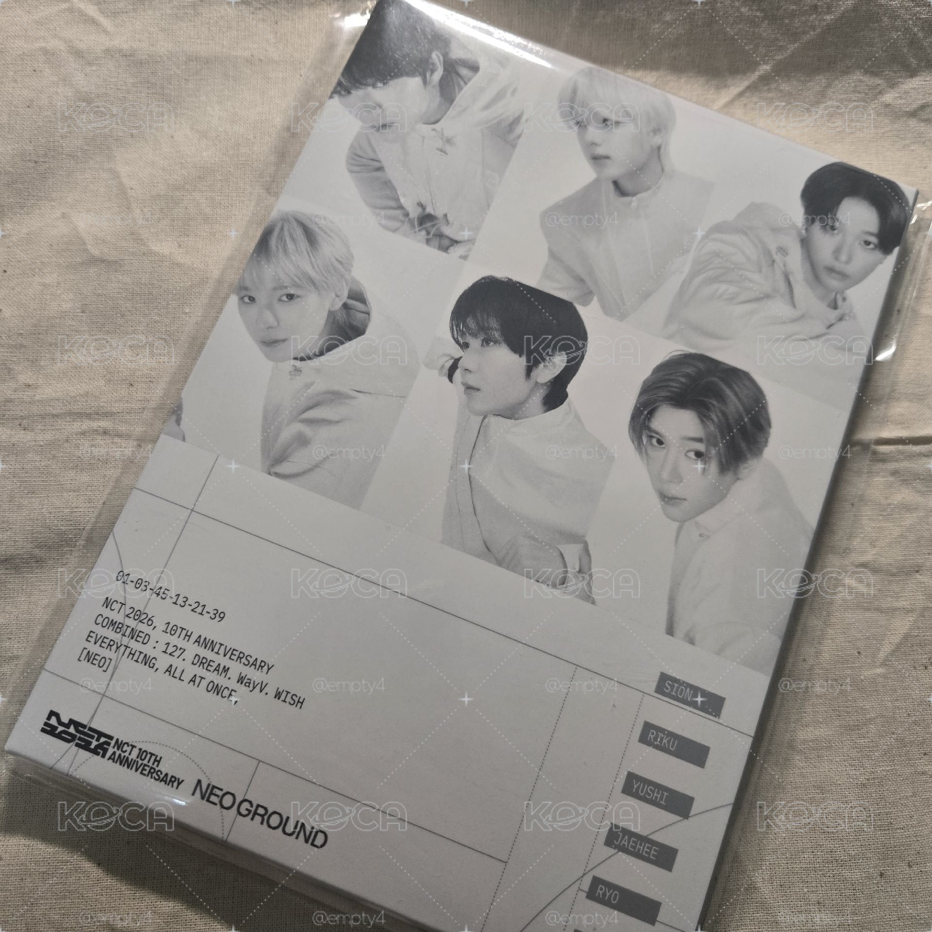 NCT WISH團體照片組 全新未拆