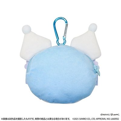 三麗鷗ꕤ⋆.˚ 美樂蒂&酷洛米xDolly Mix 水色系列大頭酷洛米零錢包掛件