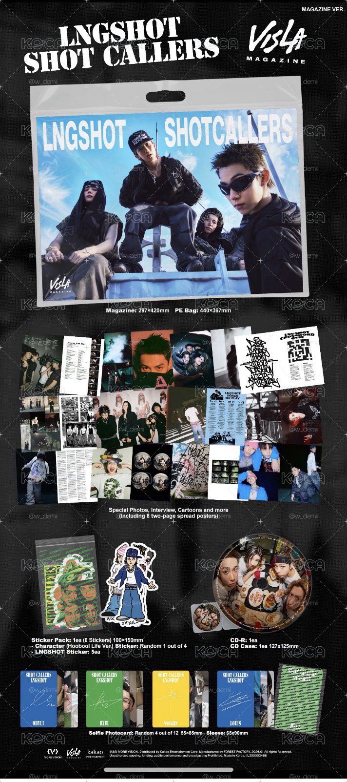 lngshot 雜誌專 全新未拆