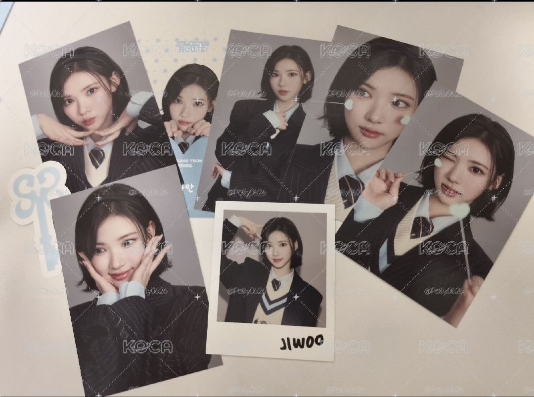 jiwoo照片組無自拍小卡