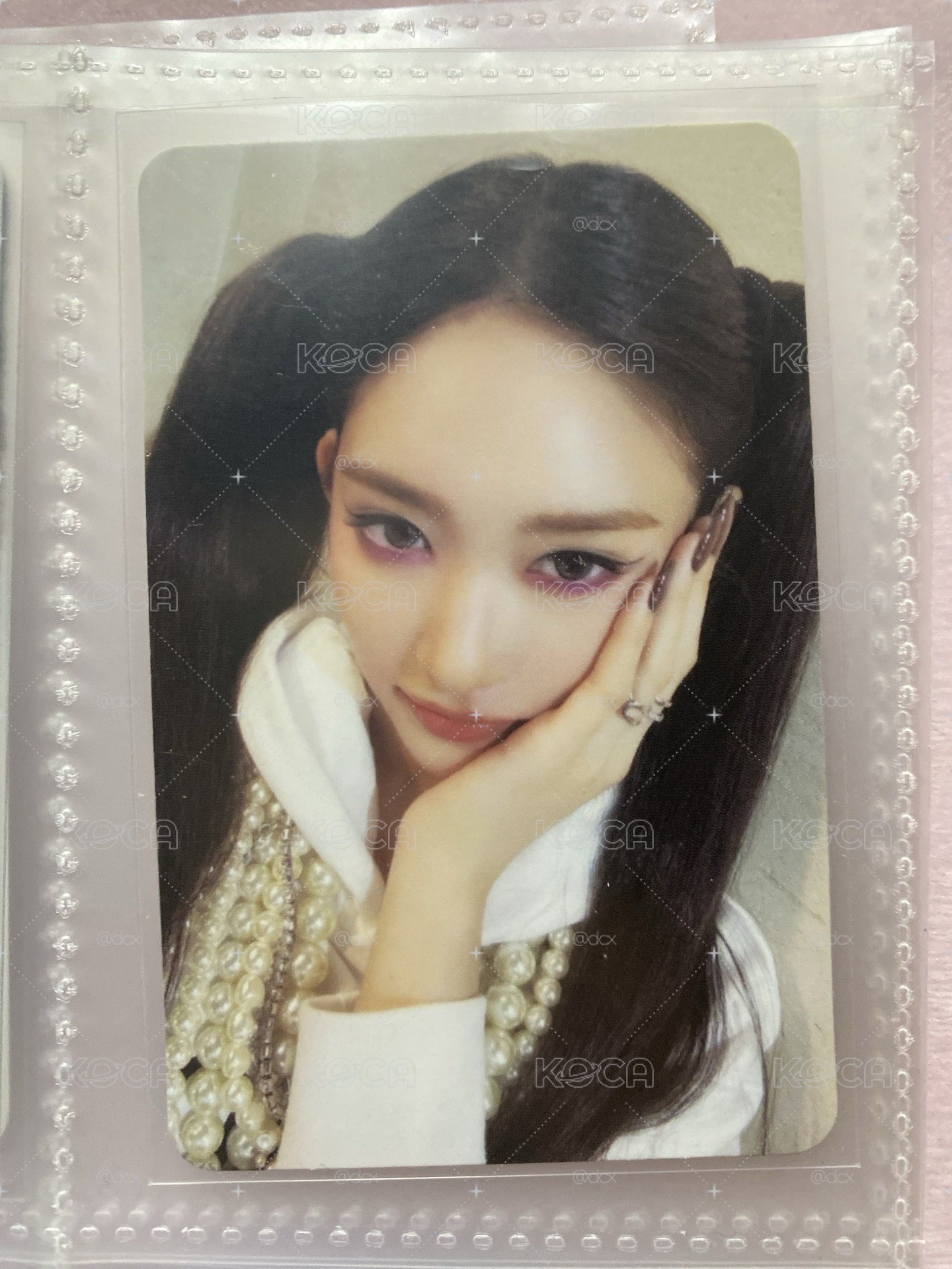 IVE 李瑞 Leeseo IVE SECRET 雙馬尾煙燻妝托臉專卡 Gasp ver.