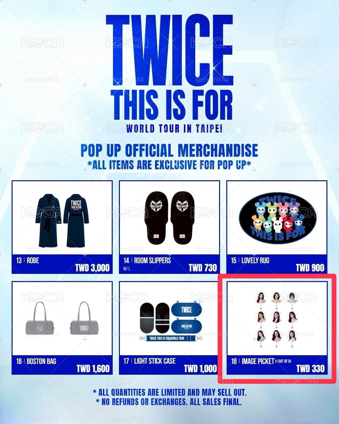 ［現貨］TWICE 快閃店 瑜扇子 桃/南零錢包