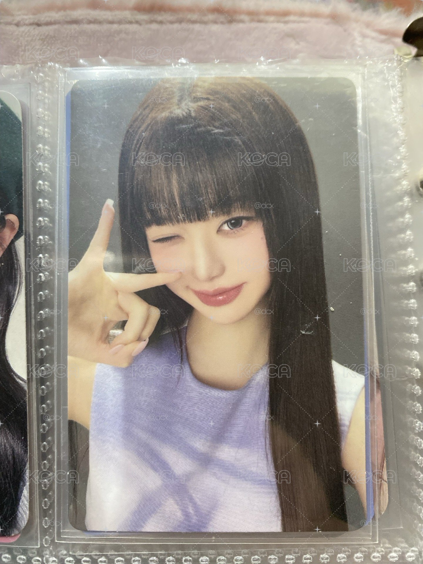 IVE 張員瑛 Wonyoung REVIVE+ ms 1.0 紫衣wink比耶員