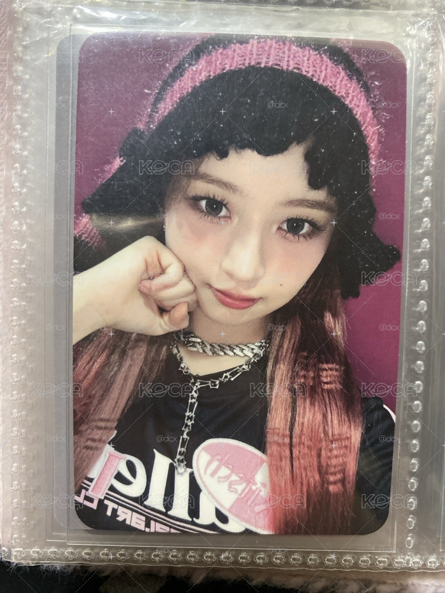 IVE 直井怜 Rei I'VE MINE am 2.0 紅髮毛帽握拳怜