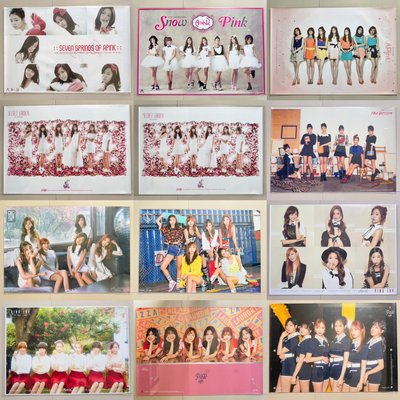 APINK 歷年 專輯 海報 恩地 演唱會