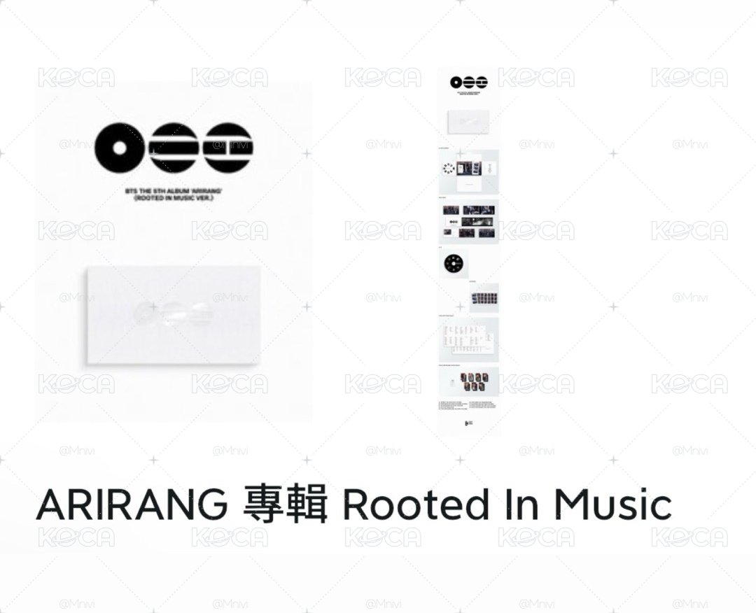 (有底片卡）ARIRANG 專輯 Rooted In Music