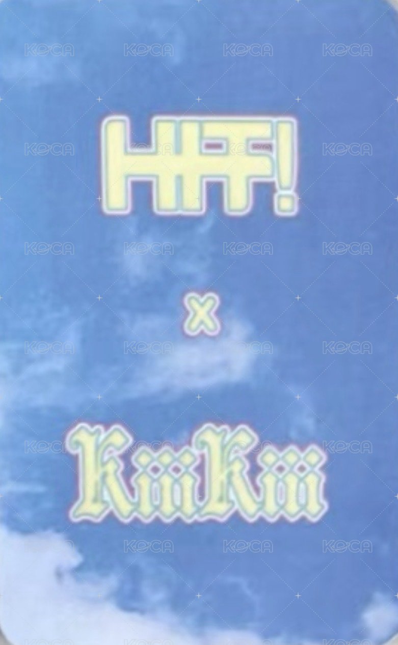 HIT! 雜誌卡  背面