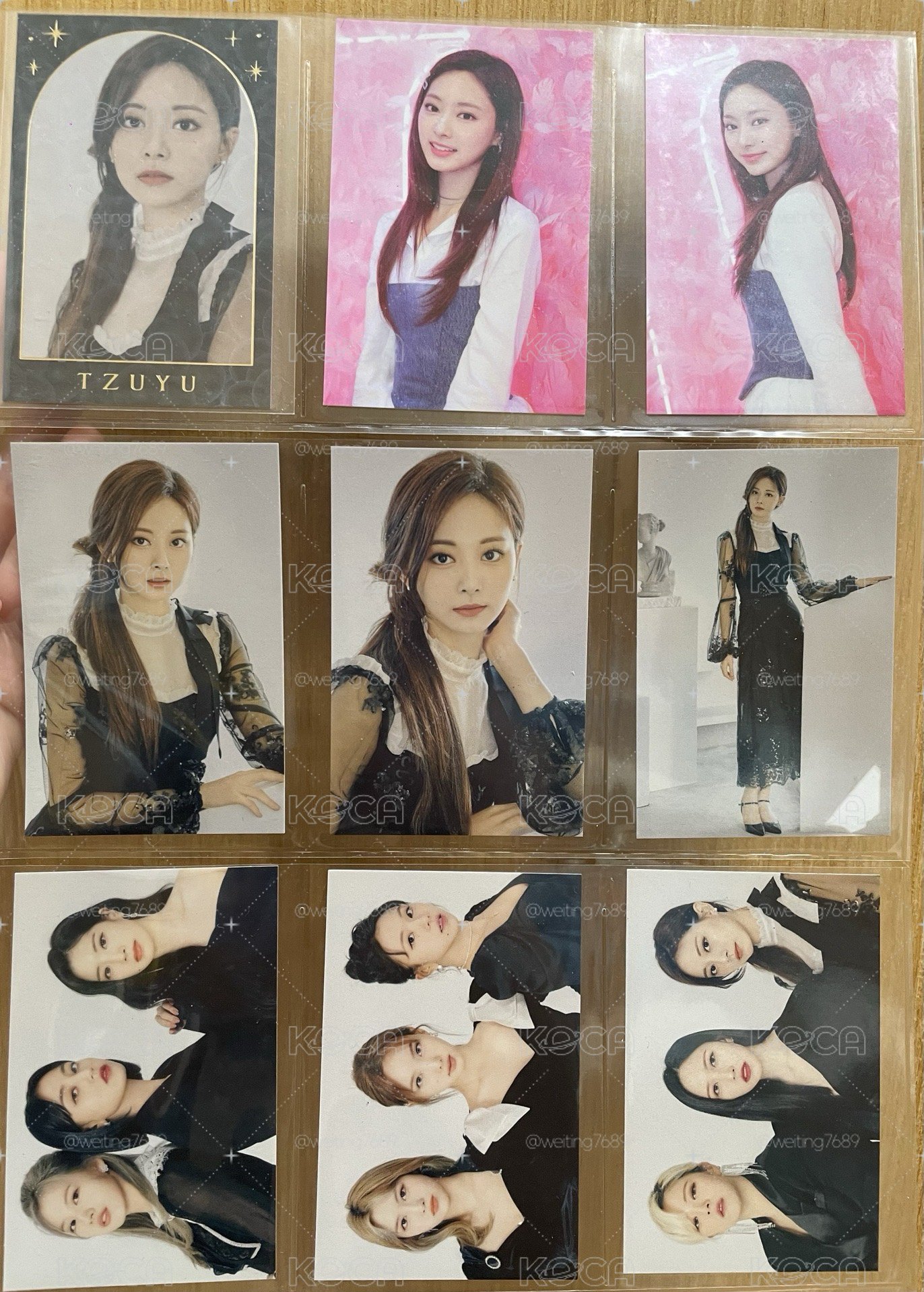 TWICE_四巡演唱會隨機卡Trading cards：子瑜卡組