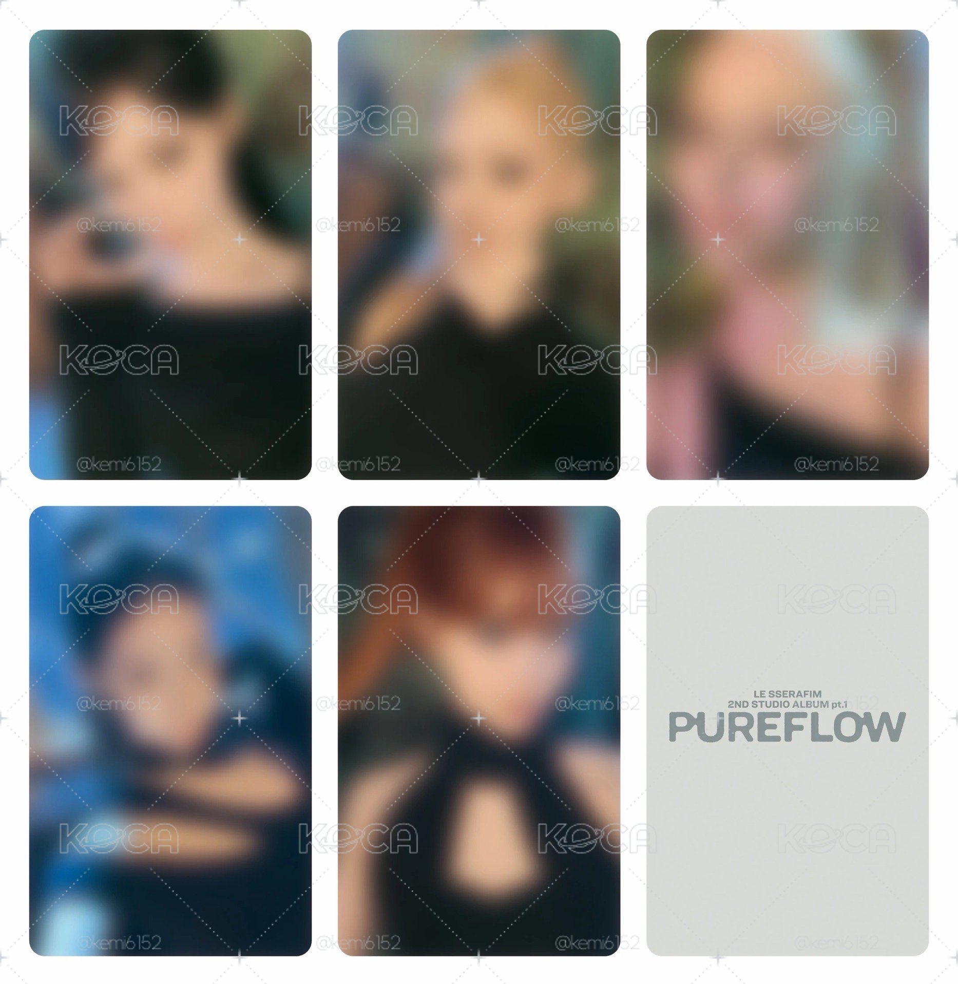 LESSERAFIM PUREFLOW 日通 通路卡/幸運卡