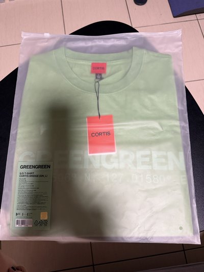 迷二pop up T恤 （灰L、綠L、藍XL）