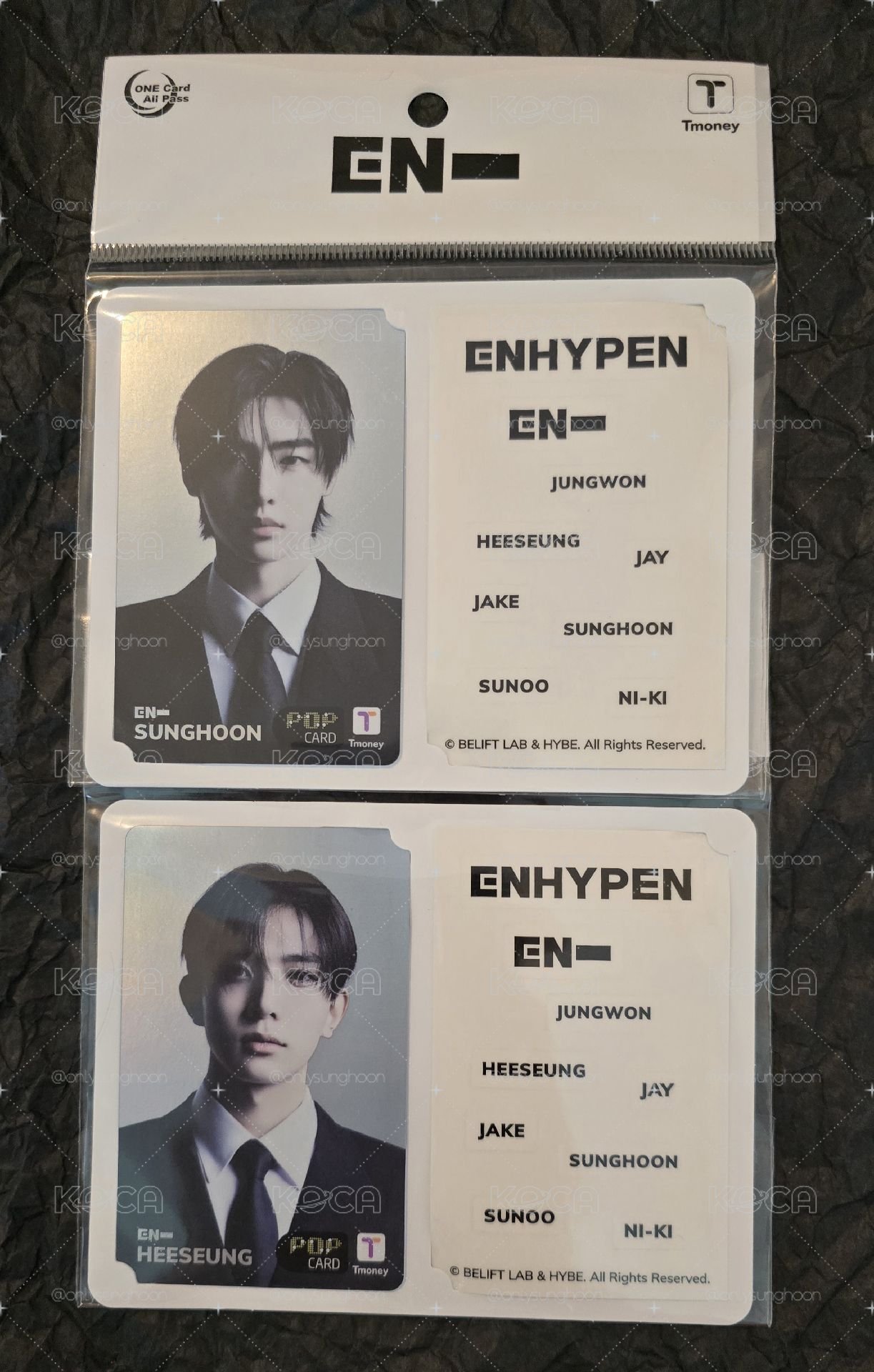 ENHYPEN T-MONEY卡