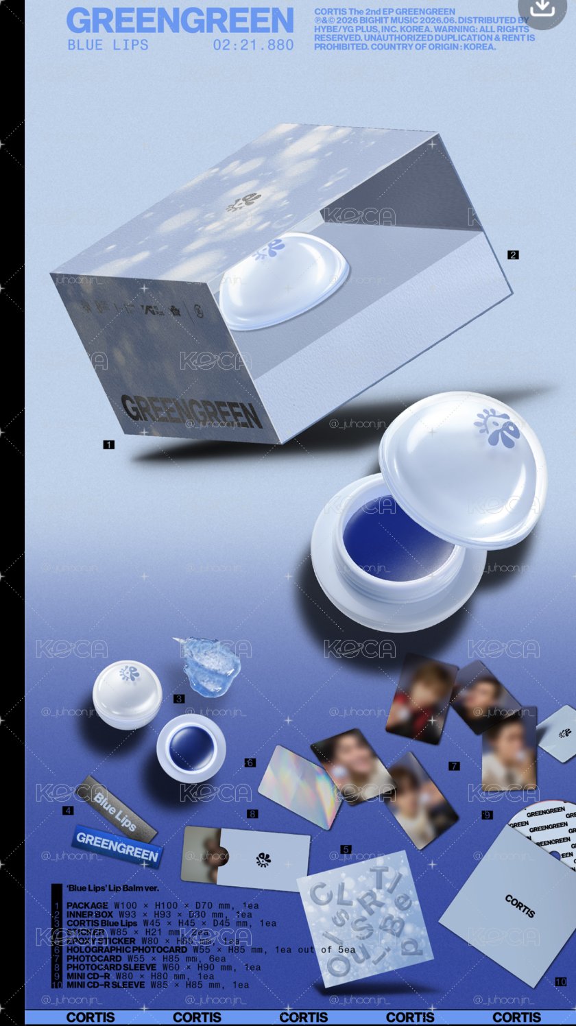 CORTIS BLUE LIPS BALM VER.