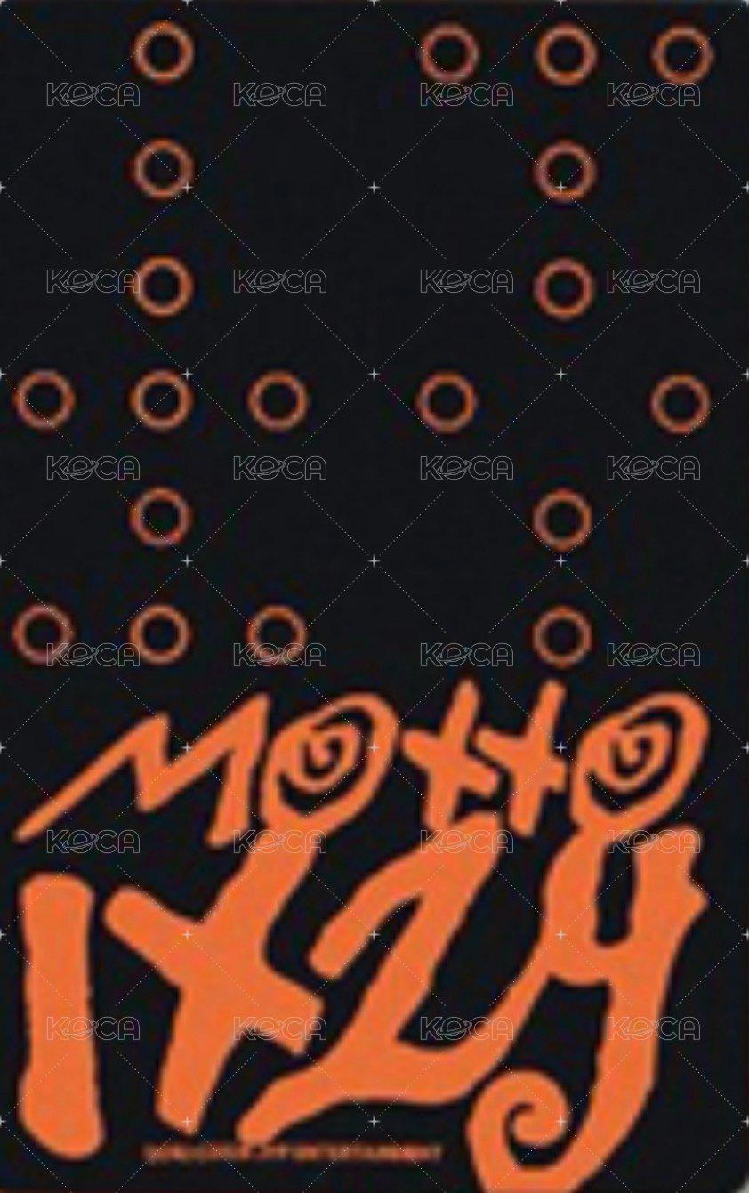 Motto 黑 磁帶 專輯卡 捧臉 背面