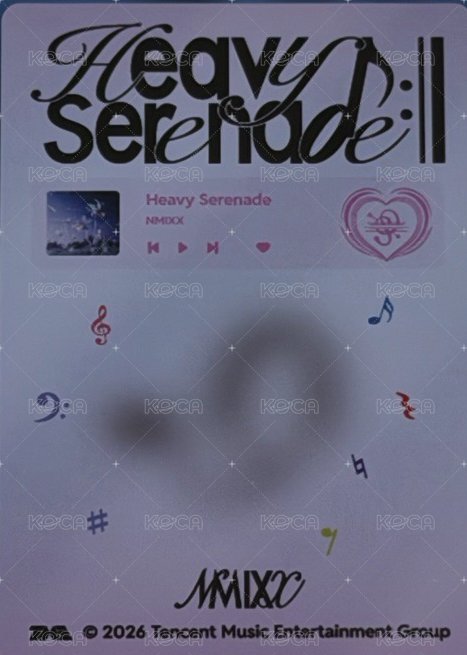 Heavy Serenade QQ音樂 四星 星光卡  背面
