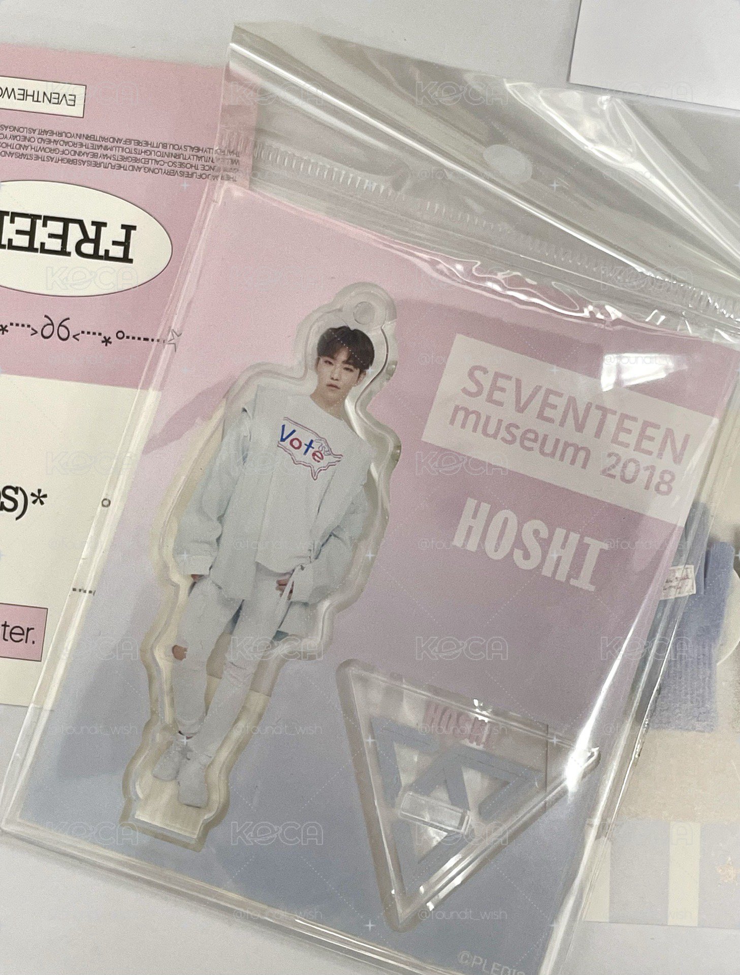 Hoshi 2018年博物館 立牌