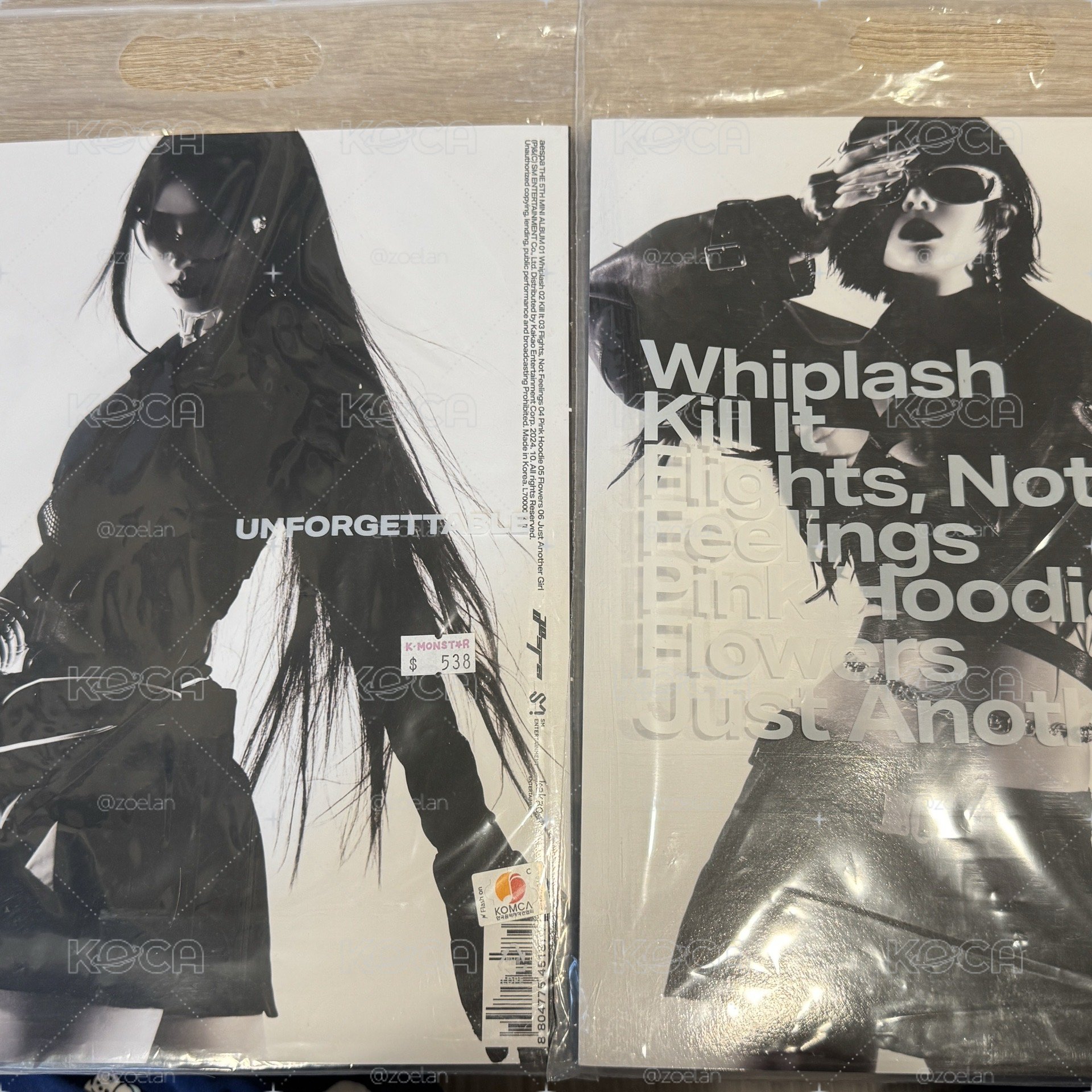 Wiplash冬 柚封beat版 已拆 小卡一張吉