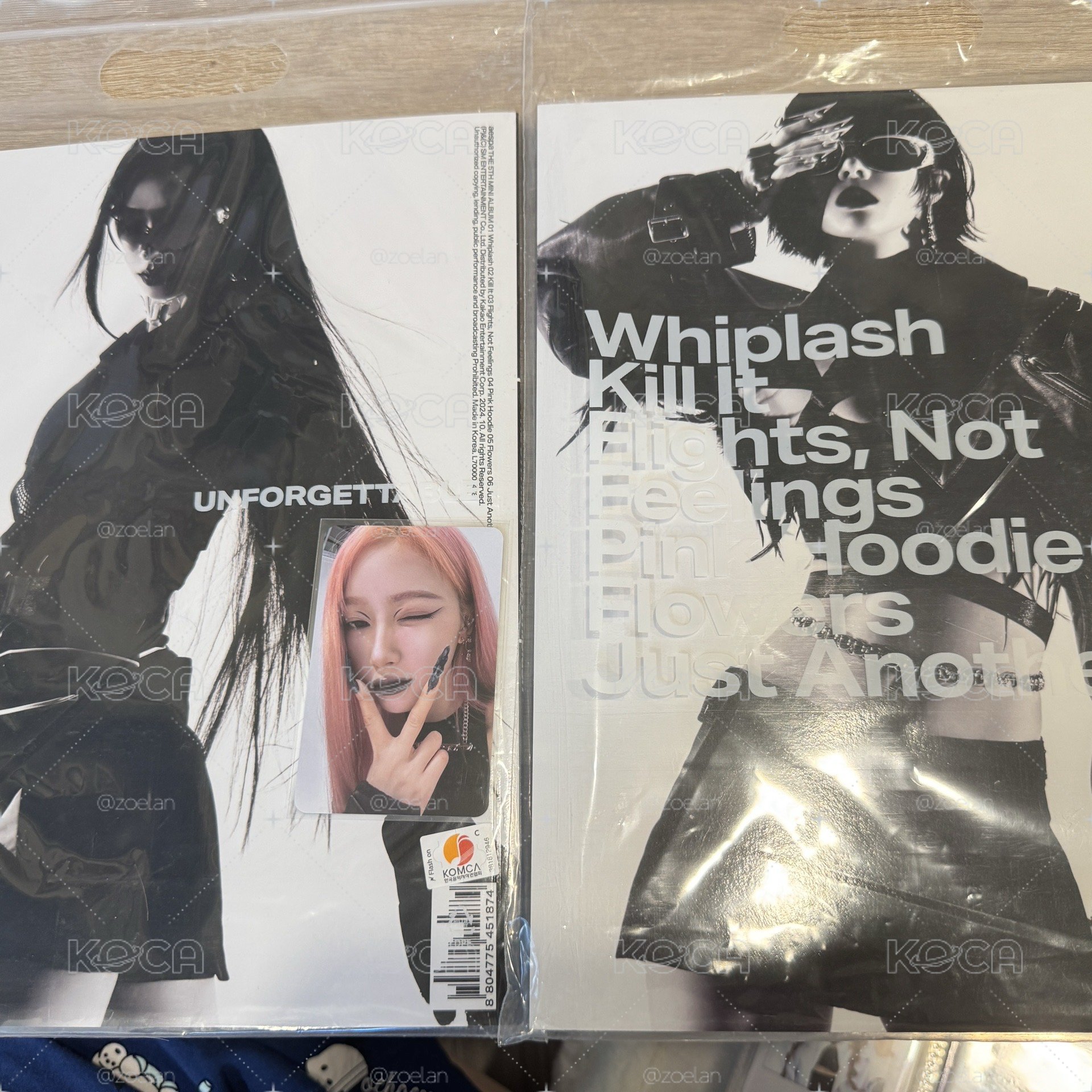 Wiplash冬柚封 已拆 小卡一張吉