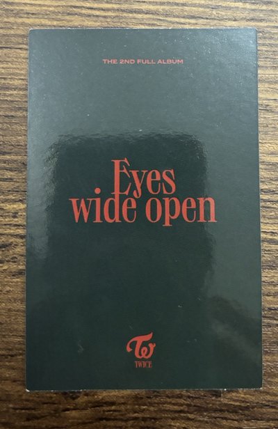 Eyes Wide Open 五人卡