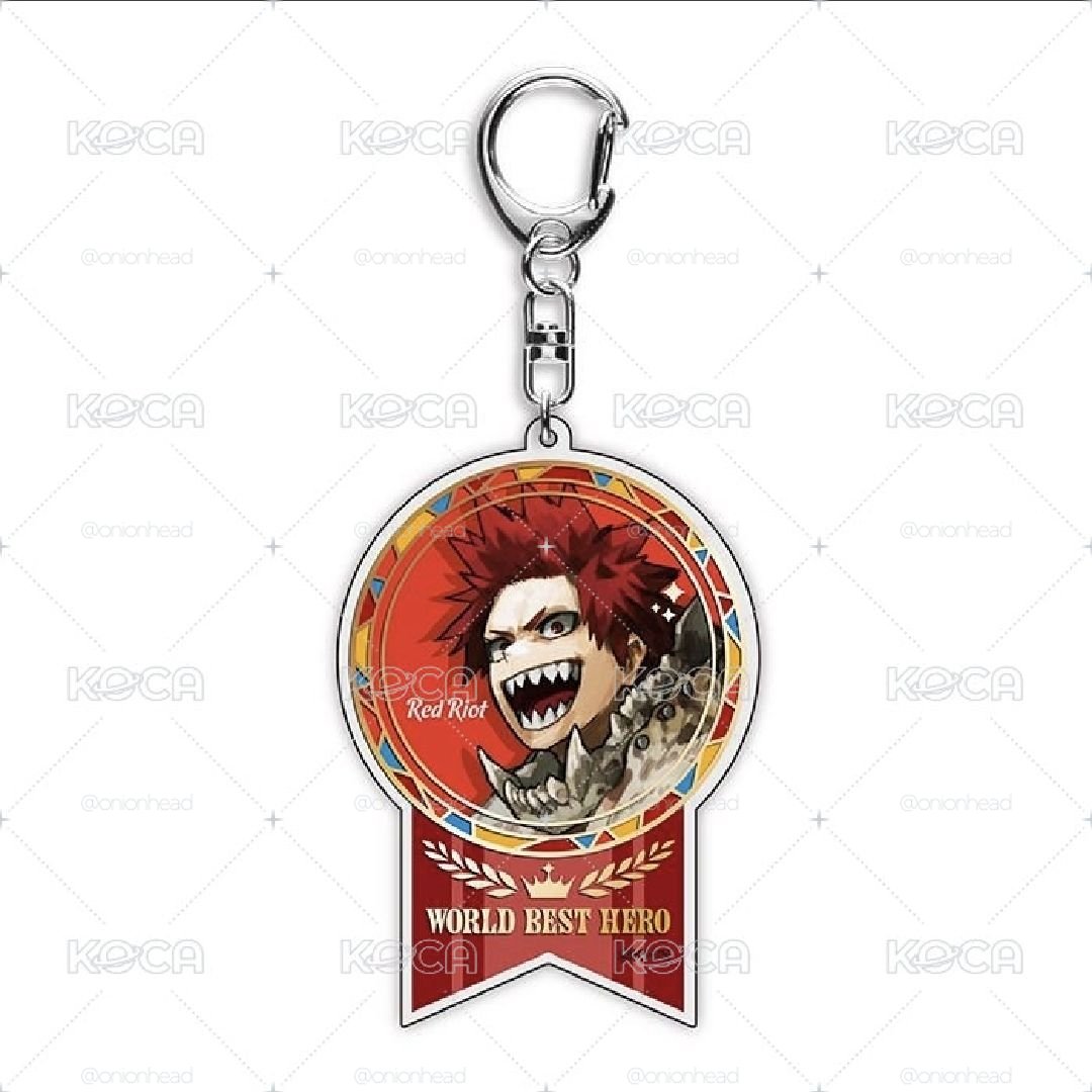 原畫展 鑰匙圈 WORLD BEST HERO 切島銳兒郎