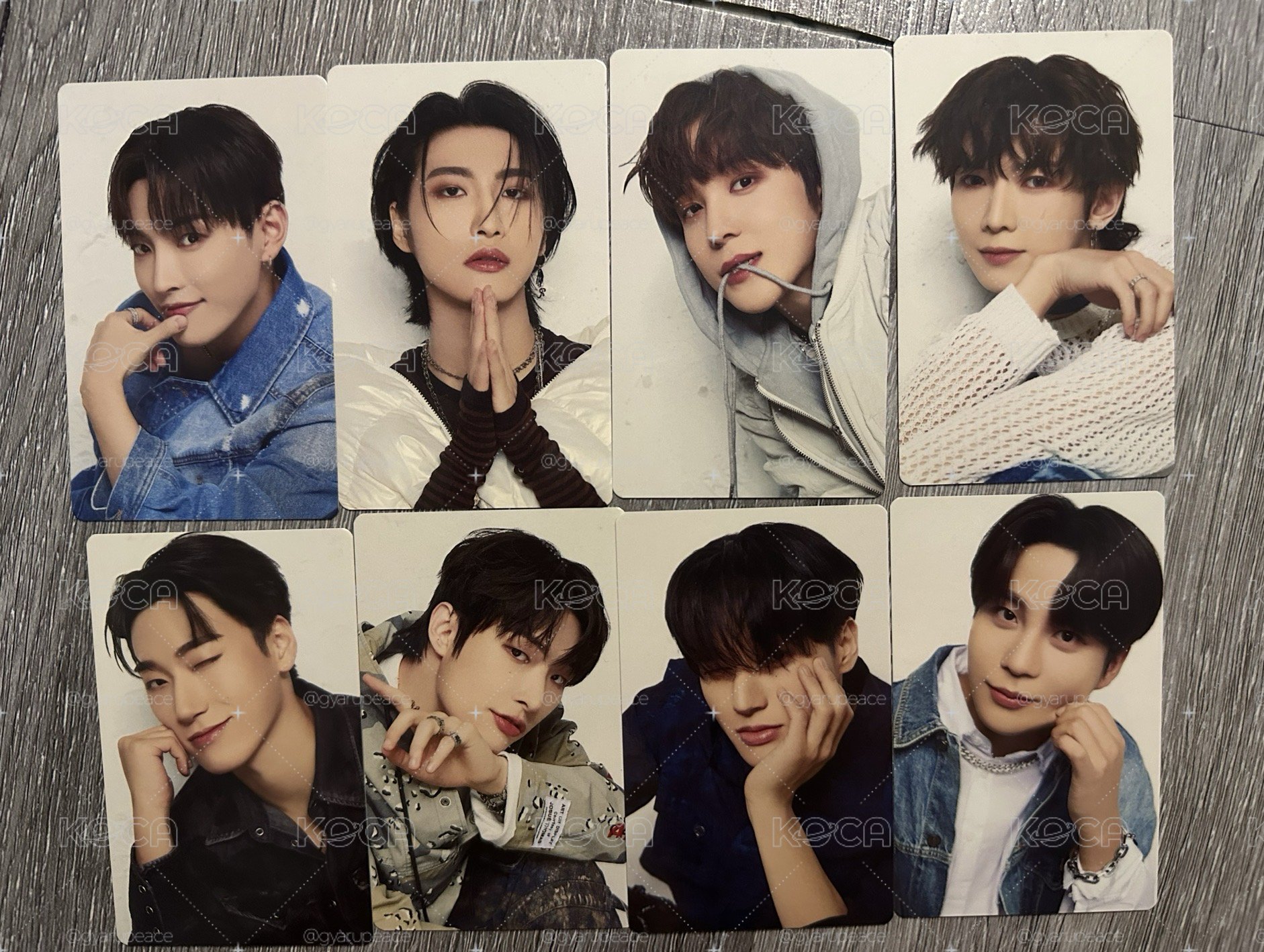 Not Okay ATEEZ JP FC 特典卡 Member ver. Set