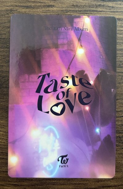 Taste of Love 專輯卡 預售禮 Fallen ver.