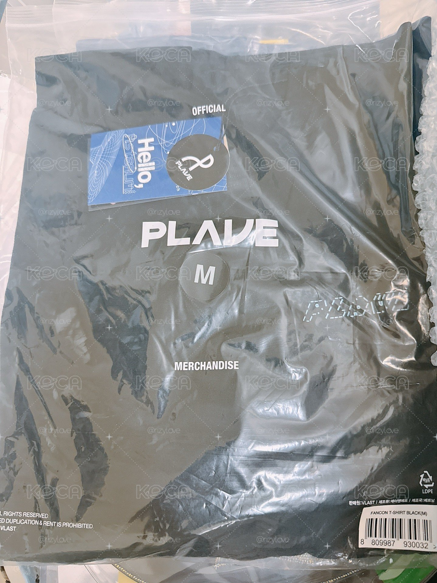 Plave 首場演唱會 黑長袖上衣 全新未拆