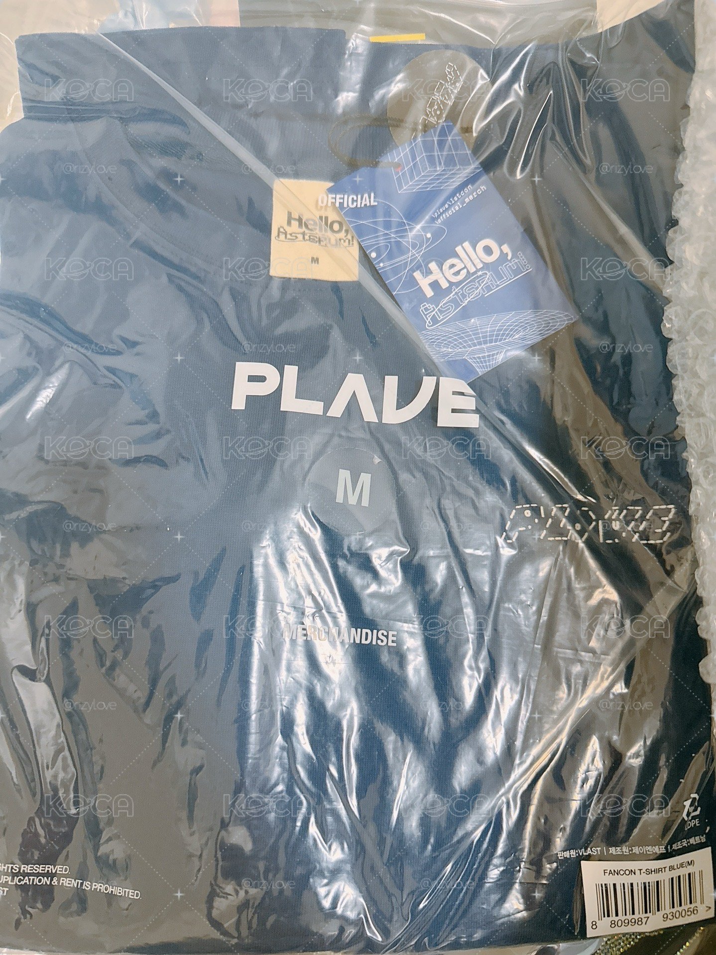Plave 首場演唱會 藍長袖上衣 全新未拆