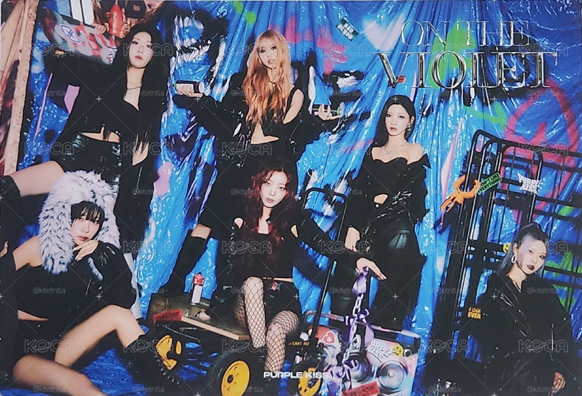 PURPLE KISS Japan 2nd Mini Album [ON THE VIOLET] 明信片
