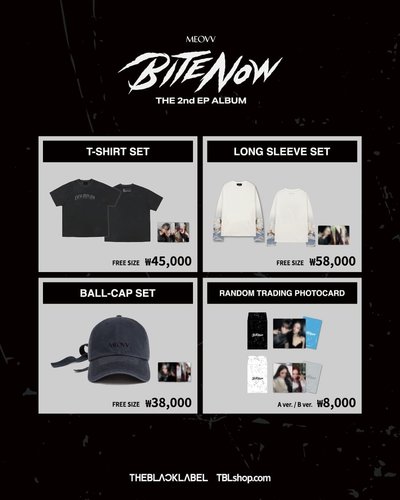 MEOVV THE 2nd EP ALBUM [BITE NOW] OFFICIAL MERCH 線上團