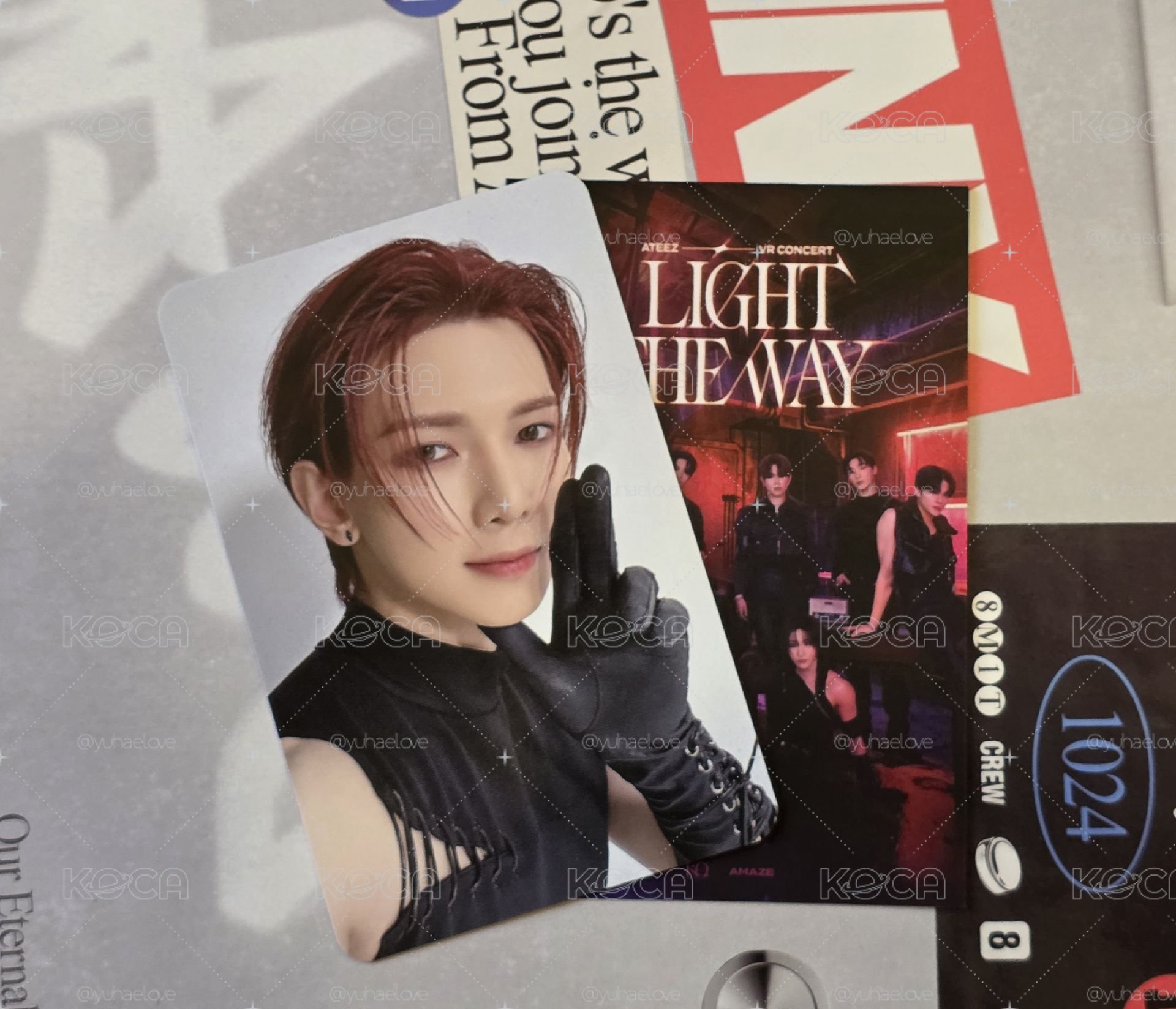 VR電影 LIGHT THE WAY 首周特典卡 韓版 呂尚