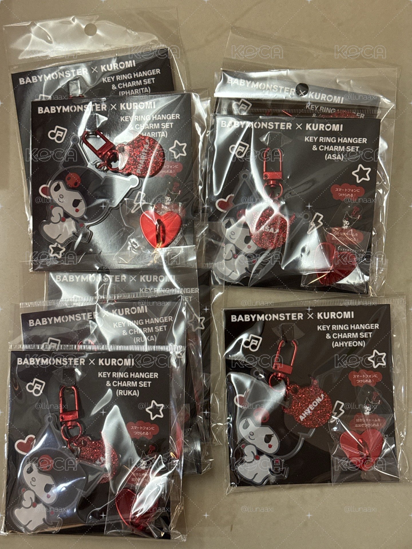 現貨｜BM酷洛米成員吊飾組