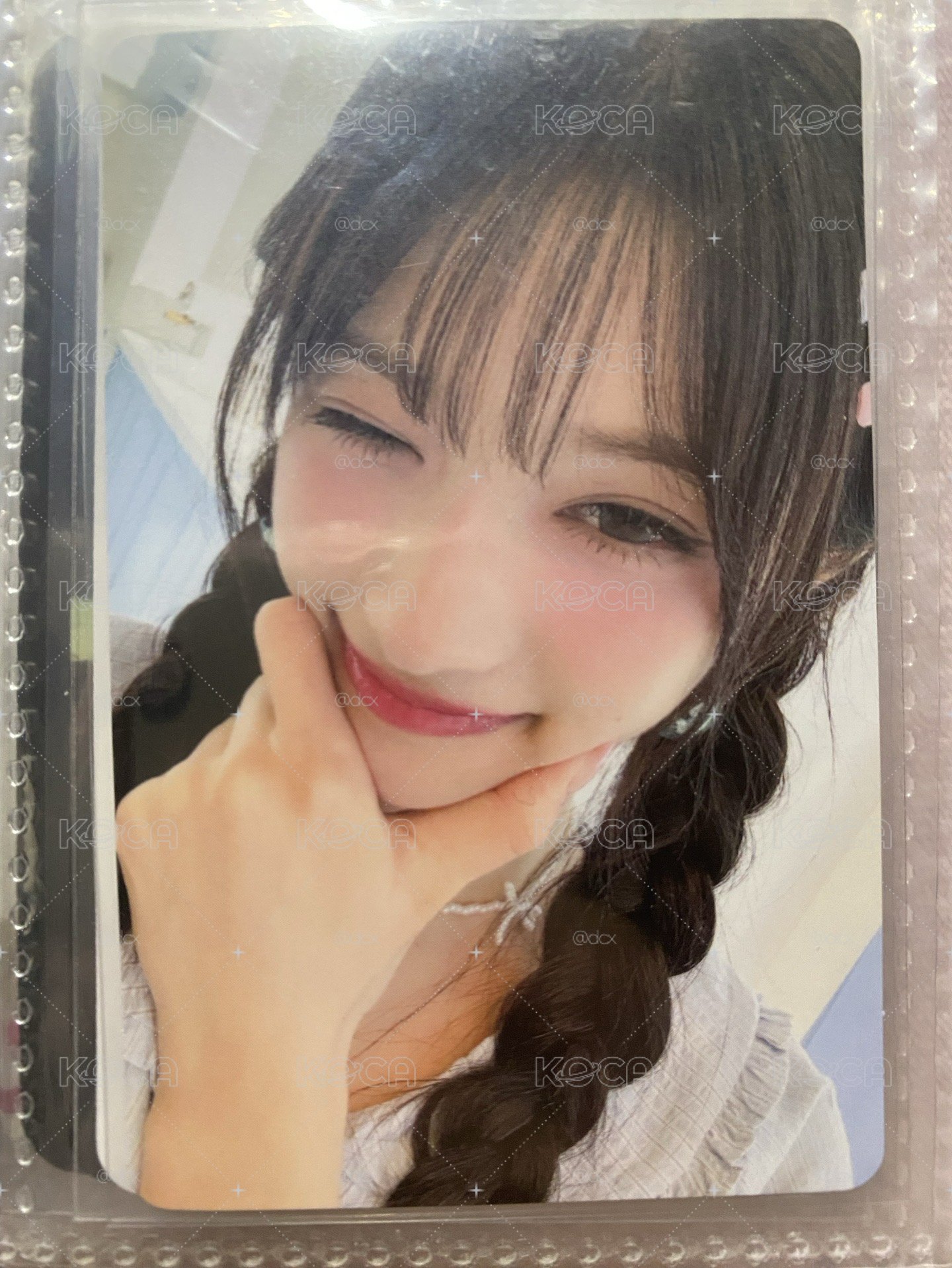 IVE 李瑞 Leeseo ALIVE 日專專卡 麻花辮wink捏臉瑞