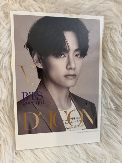 dicon快閃店雜誌封明信片 泰亨