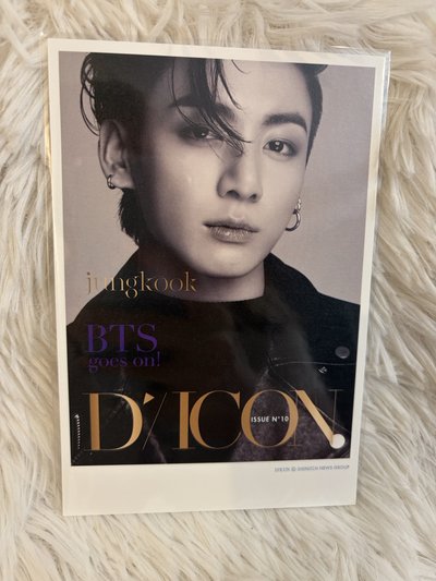 dicon快閃店雜誌封明信片 bts