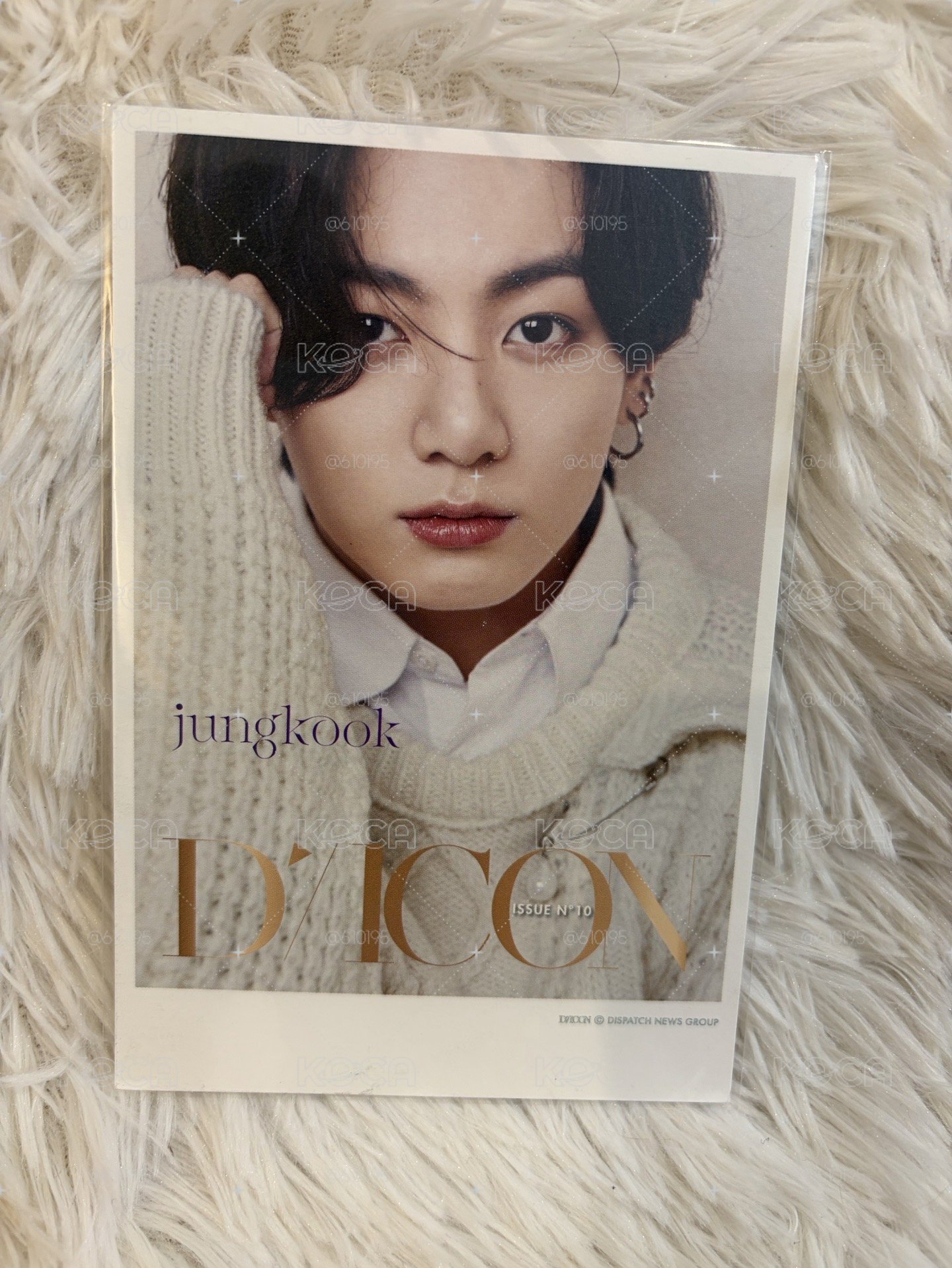dicon快閃店雜誌封明信片 bts