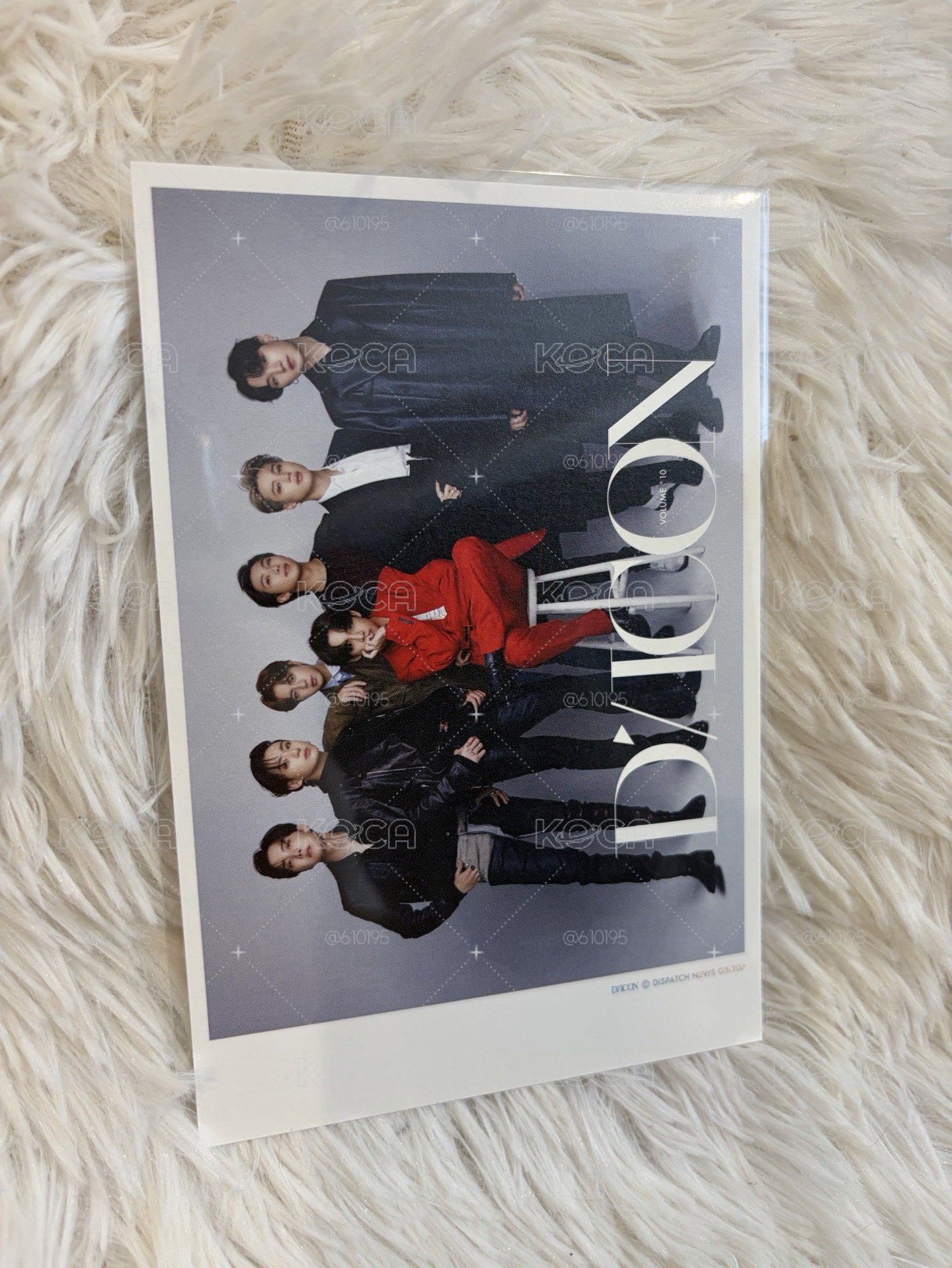 dicon快閃店雜誌封明信片 bts