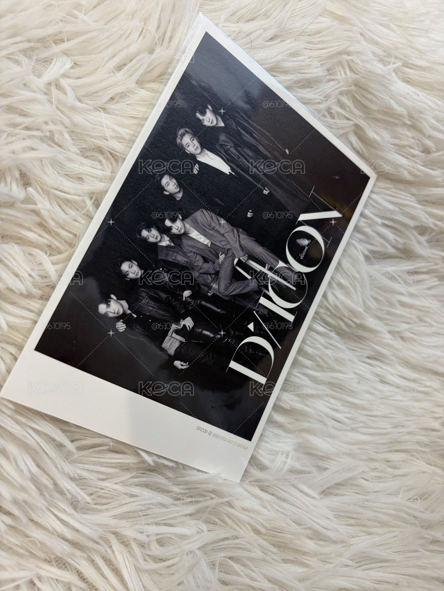 dicon快閃店雜誌封明信片 bts