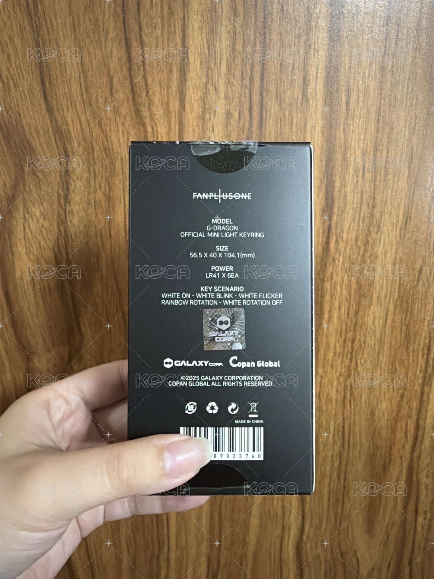 mini light sticker keyring