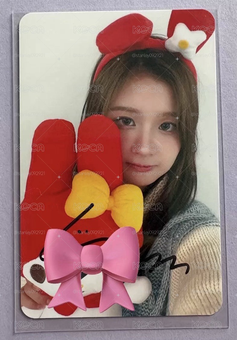 雪允 ms兔子角色 親簽卡