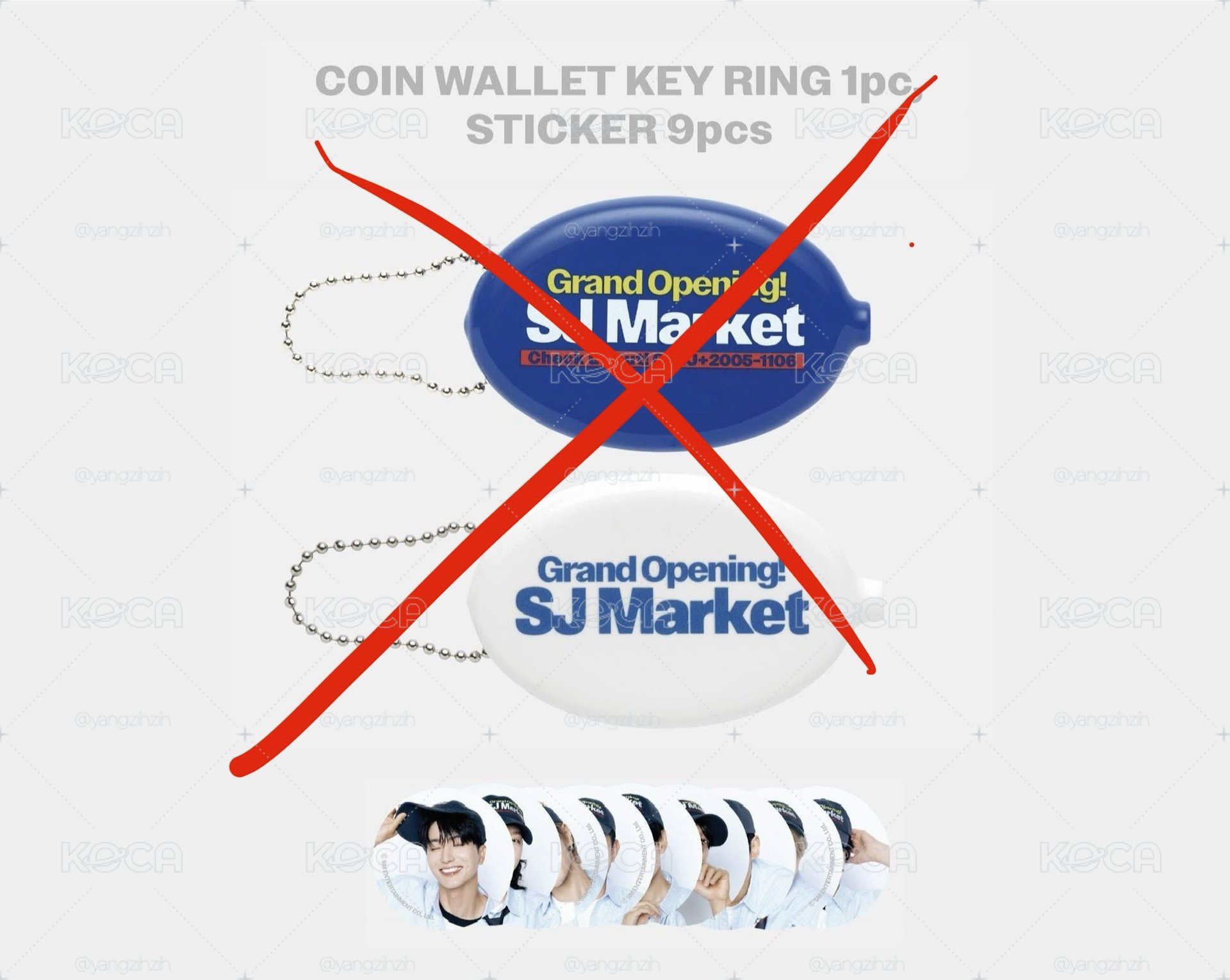 SJ MARKET 零錢包（貼紙）