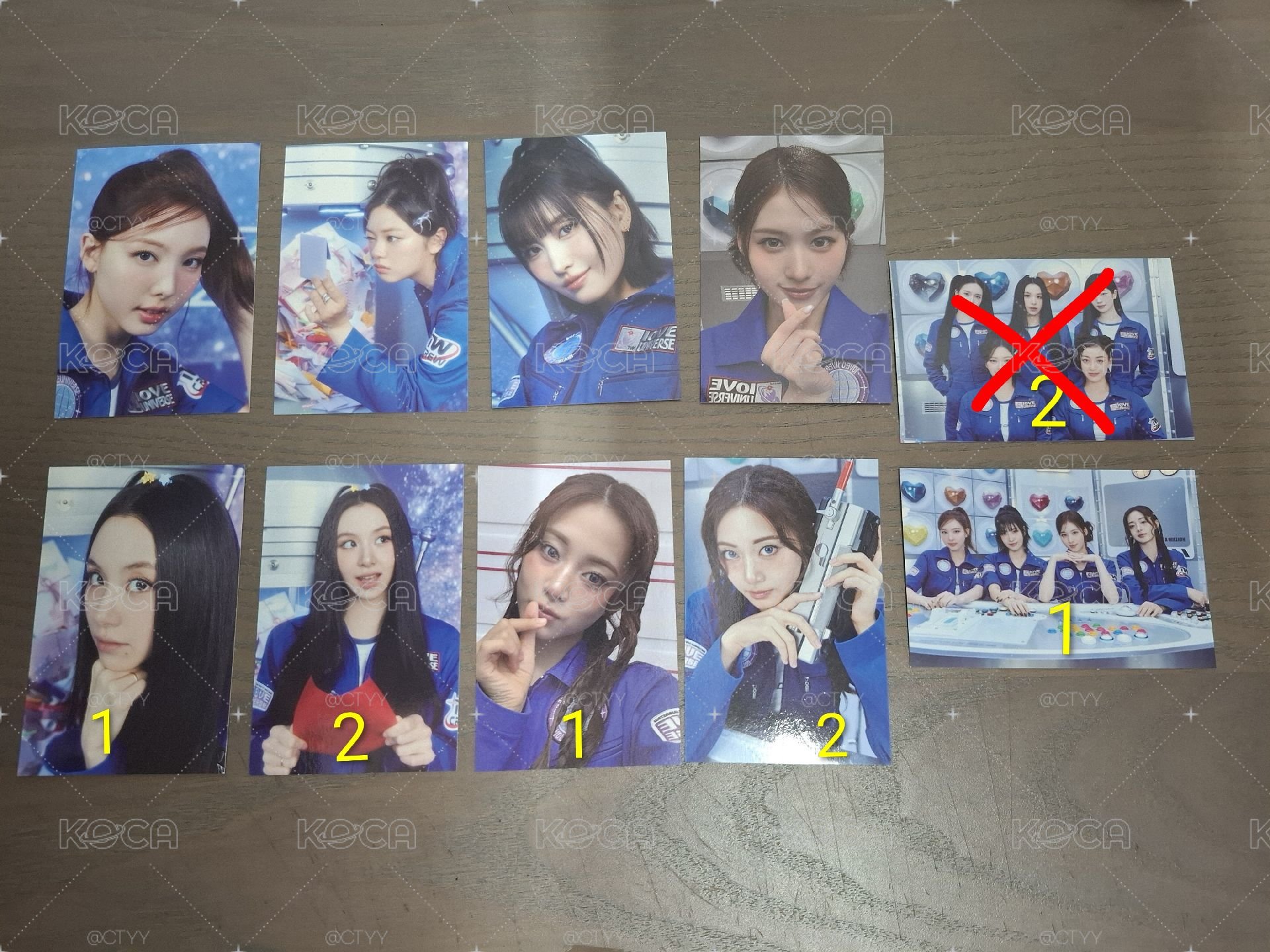 TWICE 25FM 小卡