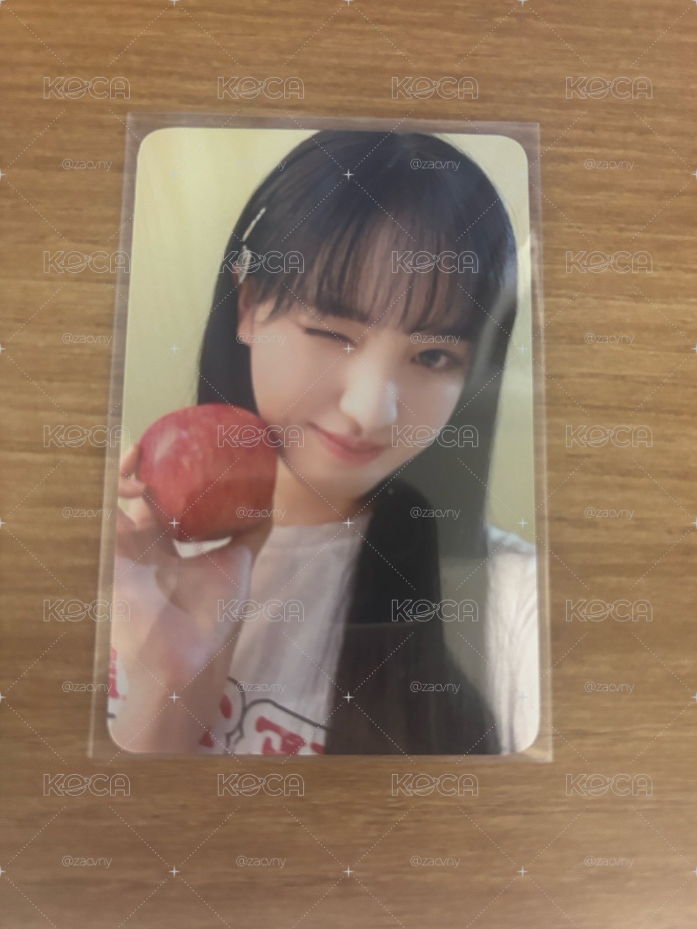 23年曆 k4 特典卡 蘋果栗